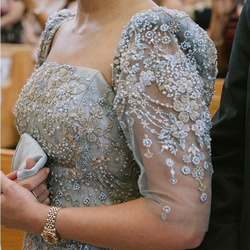 Mother of bride (or groom) custom gown - Picture 3 of 5